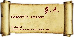Gombár Atlasz névjegykártya